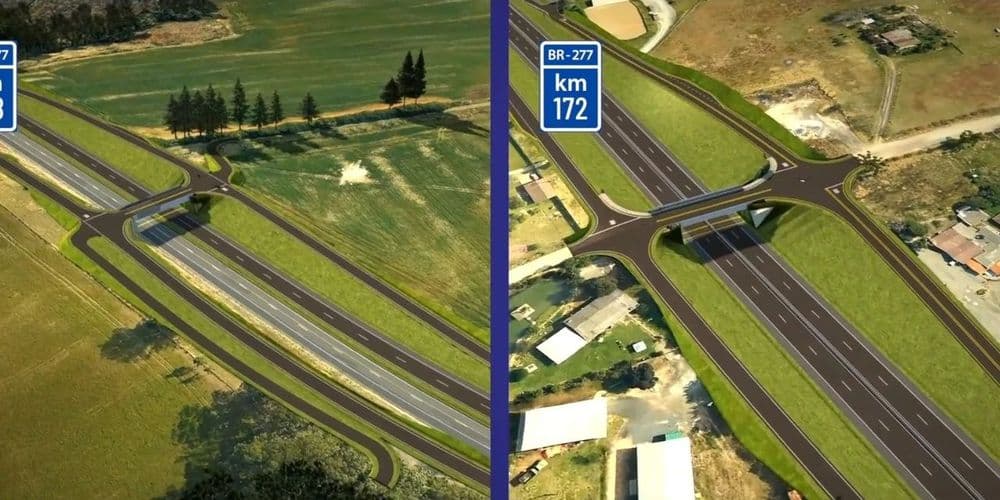 Veja como vai ficar a nova duplicação da BR-277 no Paraná
