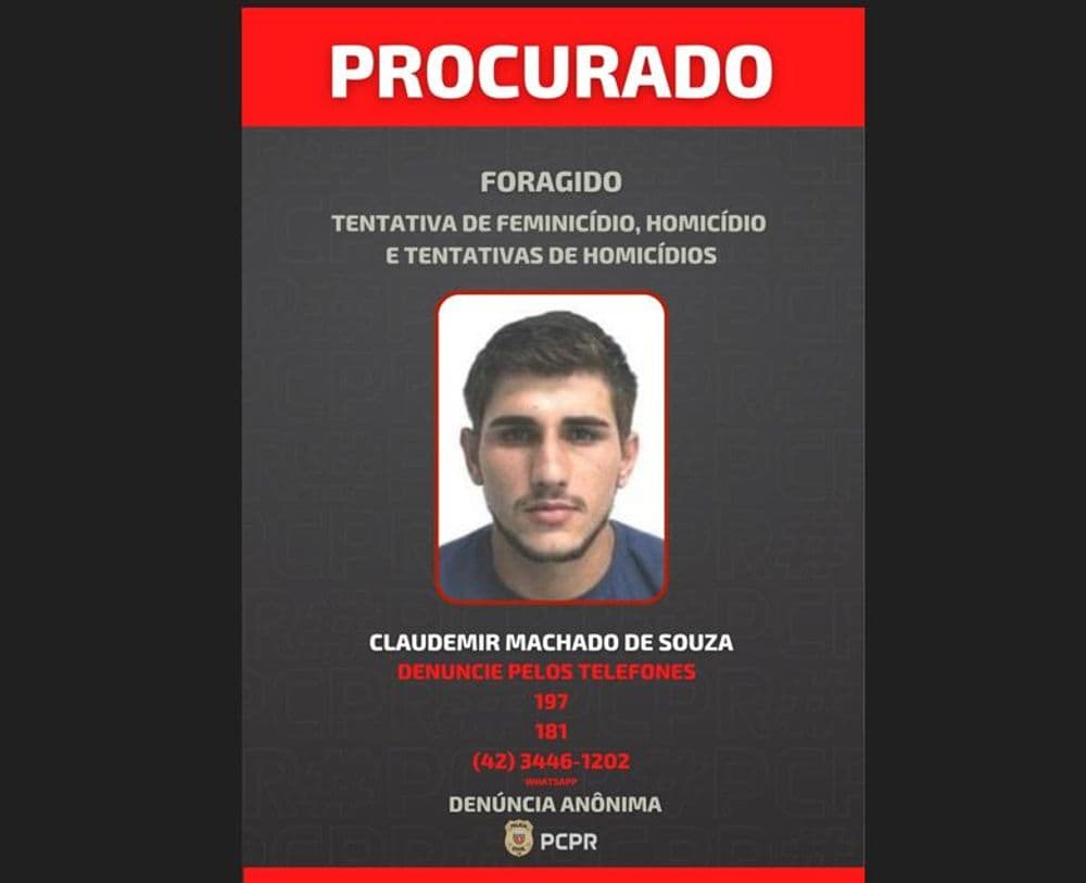 Segundo suspeito de ataque a tiros em Prudentópolis está foragido