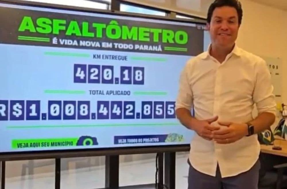 Investimento para projetos de asfaltamento ultrapassam os R$ 4,36 bilhões no Paraná