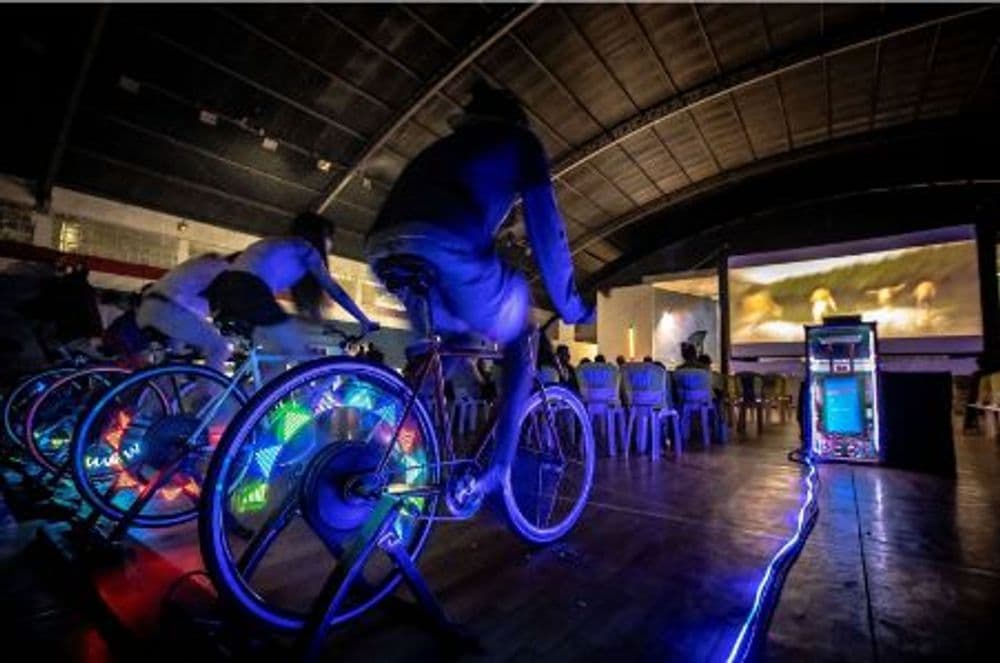 BikeCine pela primeira vez em Teixeira Soares