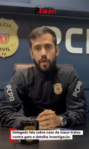Delegado fala sobre caso de maus-tratos contra gato e detalha investigação